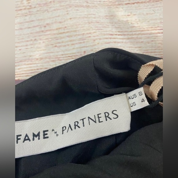 Fame and Partners Nikita Black Dress - NWT - 4 - Picture 11 of 12